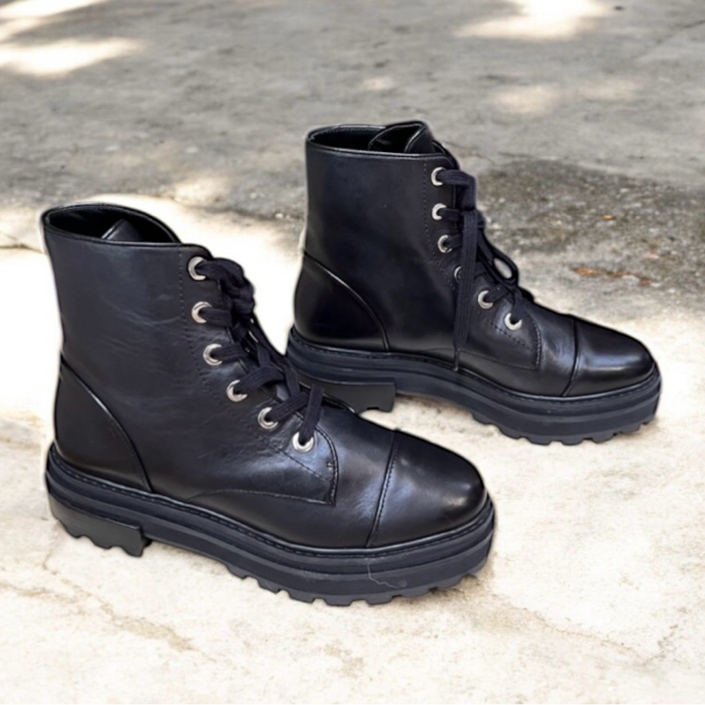 Nwt Revolve Schutz Maylova Combat Boots